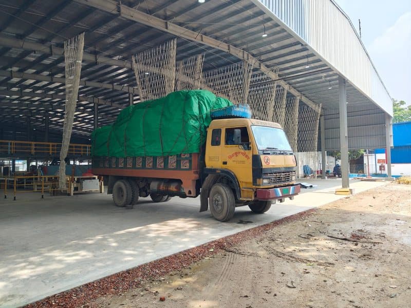 Shed Framing & Material Delivery